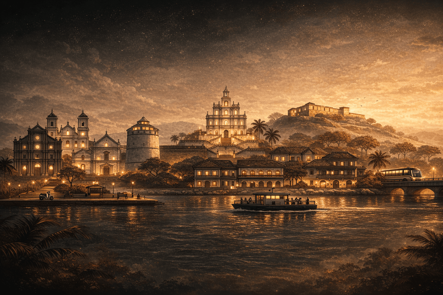 Blueprint illustration of Goa